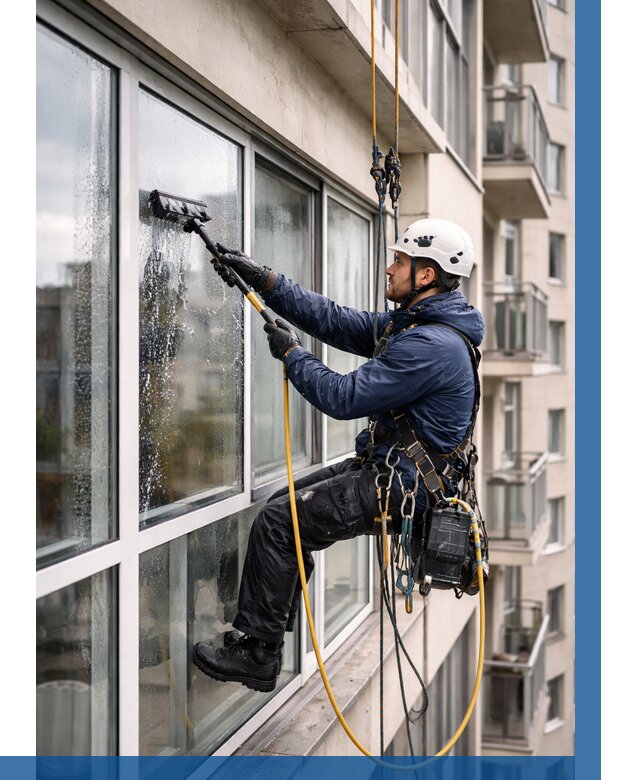 Мойка балконного остекления в Касимах от 3806 р. | ВЫСОТНИК-Ксм