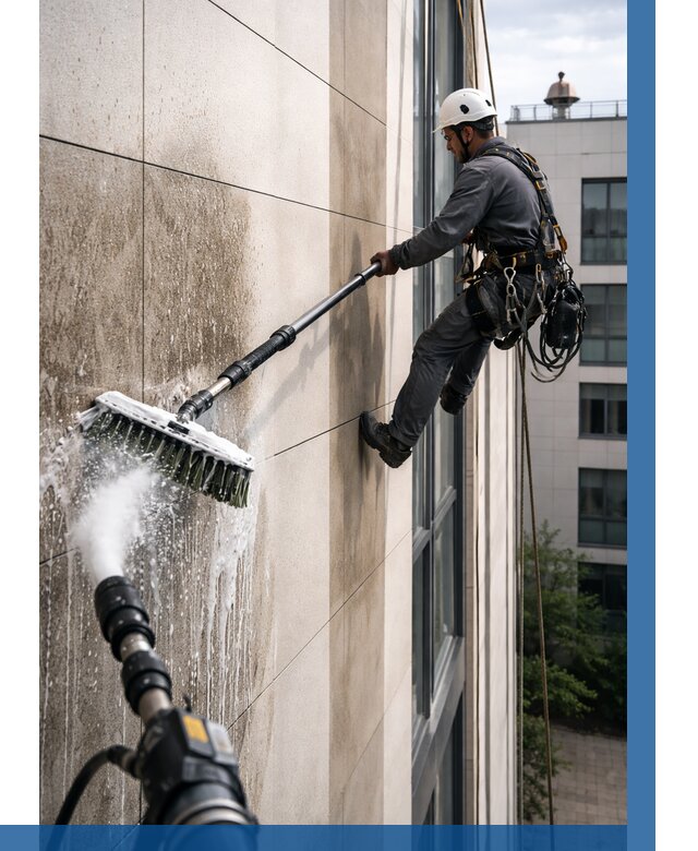 Мойка фасада из керамогранита в Касимах от 326 р. | ВЫСОТНИК-Ксм