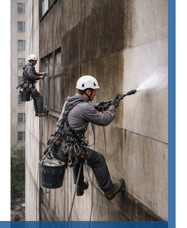 Очистка фасада от копоти в Касимах от 272 р. | ВЫСОТНИК-Ксм