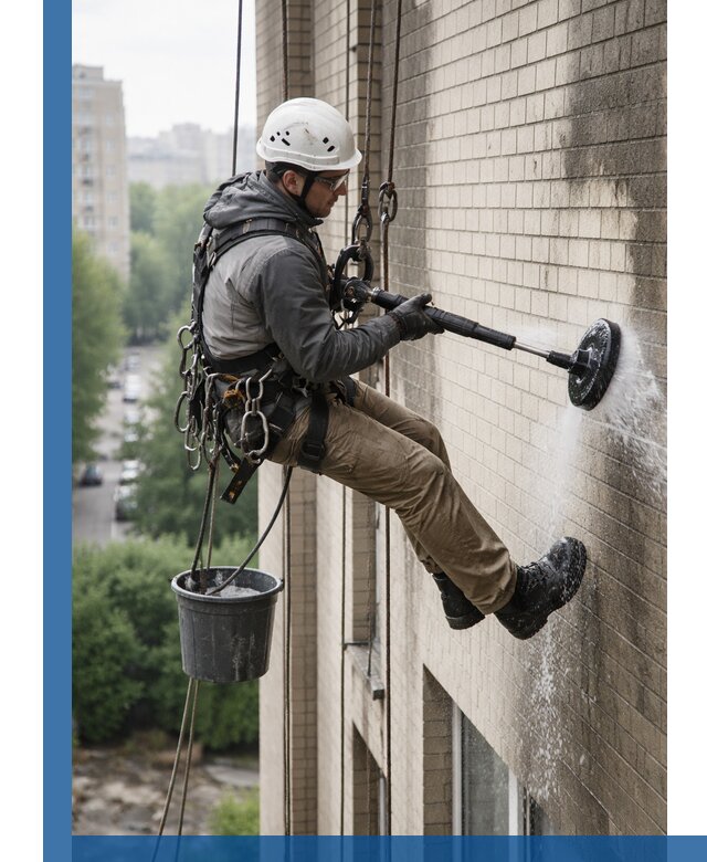 Очистка фасада от копоти в Касимах профессионально и безопасно