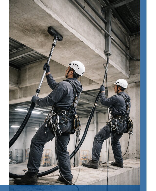 Обеспыливание потолочных конструкций в Касимах от 272 р. |ВЫСОТНИК-Ксм