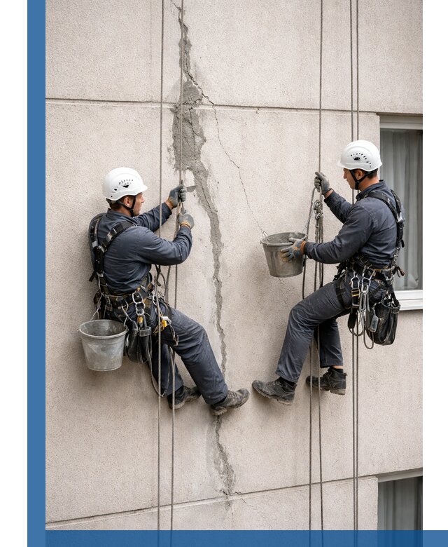 Заделка трещин на фасаде в Касимах с гарантийным ремонтом