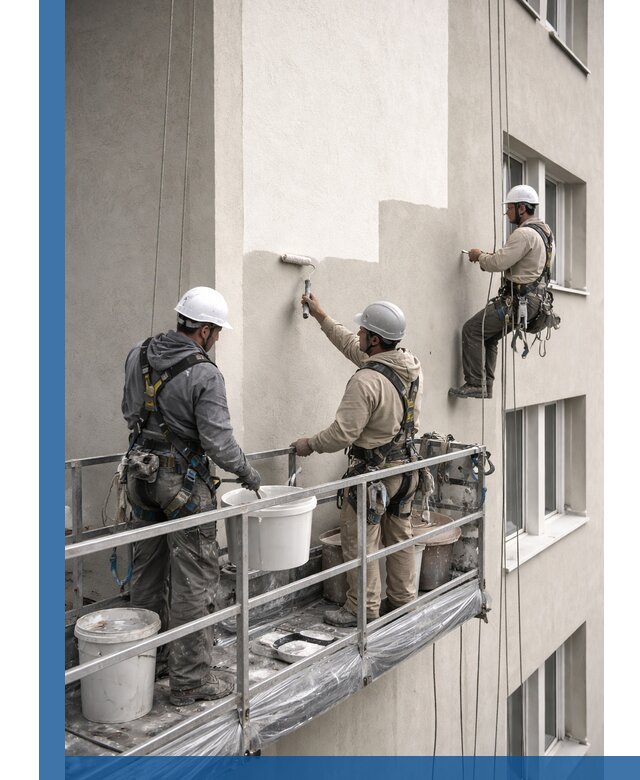 Покраска оштукатуренного фасада в Касимах под ключ с гарантией