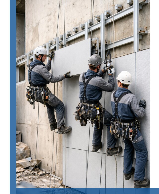 Монтаж вентилируемого фасада в Касимах под ключ с гарантией качества