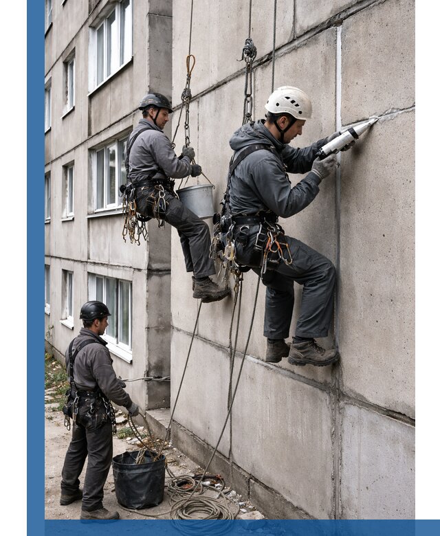 Герметизация межпанельных швов в Касимах с гарантией герметичности