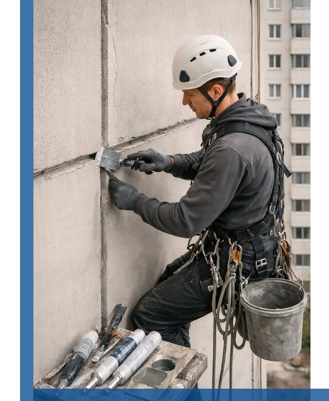 Ремонт межпанельных швов в Касимах герметизация и восстановление