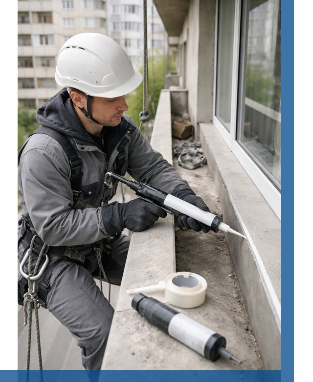 Герметизация швов лоджии в Касимах от 4893 р. | ВЫСОТНИК-Ксм