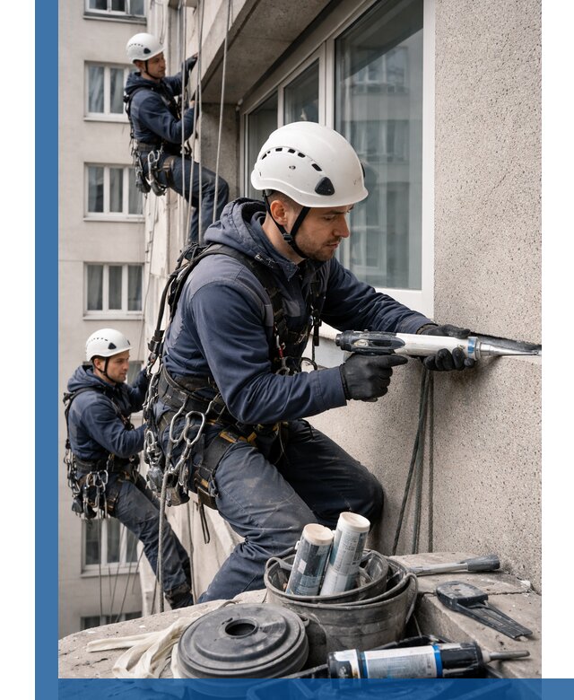 Герметизация швов лоджии в Касимах профессионально и надежно