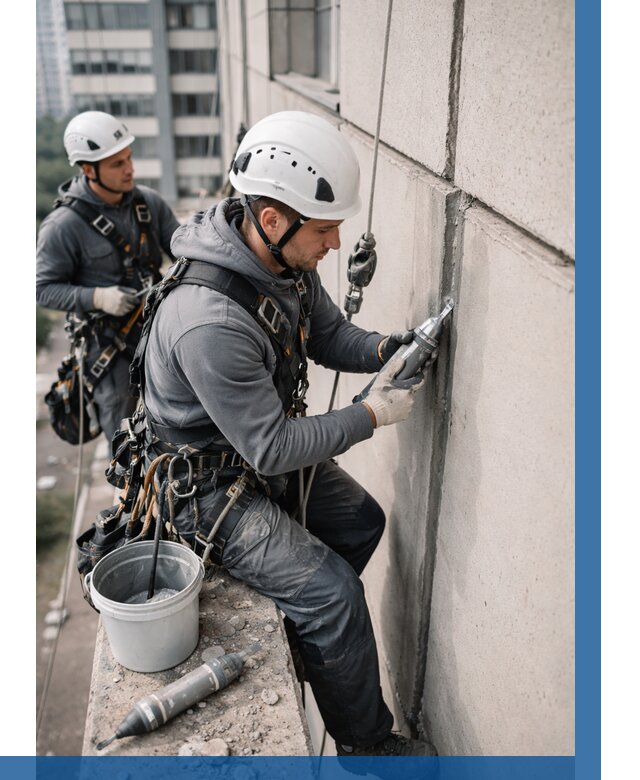 Ремонт деформационных швов здания в Касимах от 1087 р. | ВЫСОТНИК-Ксм