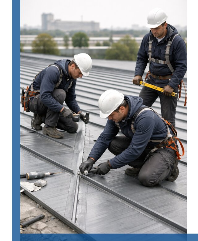 Ремонт фальцевой кровли в Касимах срочно и качественно