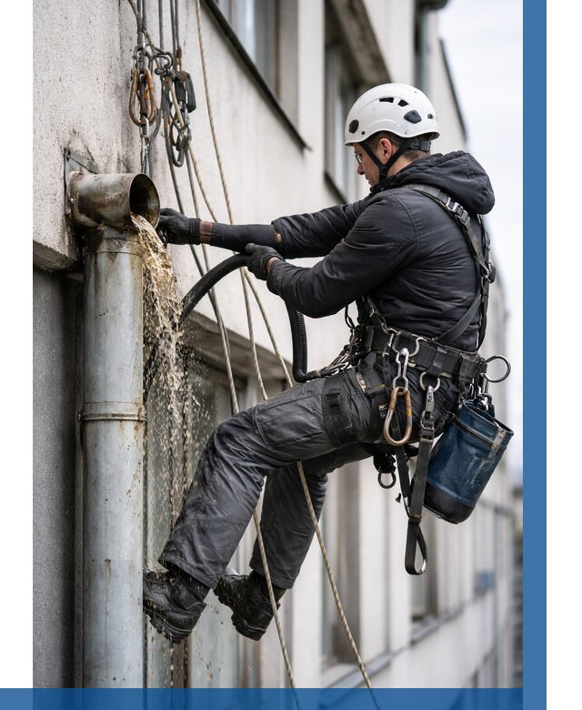 Прочистка водосточных труб в Касимах от 3806 р. | ВЫСОТНИК-Ксм