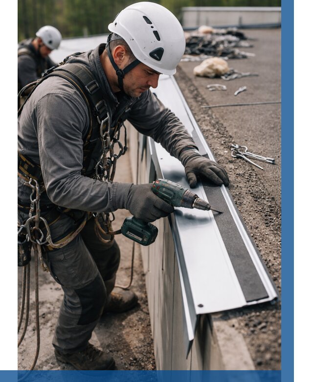 Монтаж капельника на кровле в Касимах от 326 р. | ВЫСОТНИК-Ксм