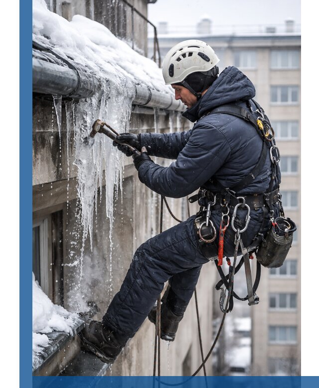 Удаление наледи и чистка водостоков в Касимах оперативно и безопасно