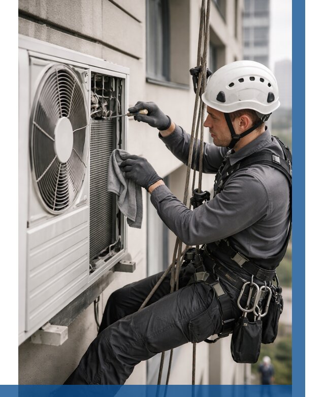 Обслуживание внешнего блока кондиционера в Касимах от 2936 р.ВЫСОТНИК-Ксм