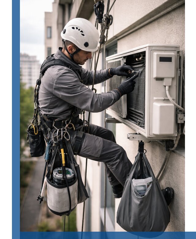 Обслуживание внешнего блока кондиционера в Касимах профессионально