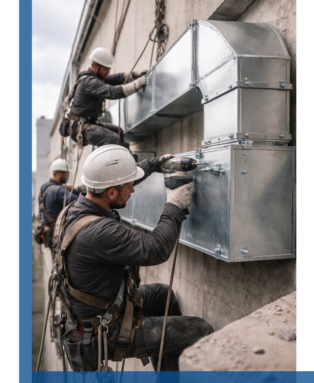 Профессиональный монтаж вентиляционных коробов в Касимах под ключ