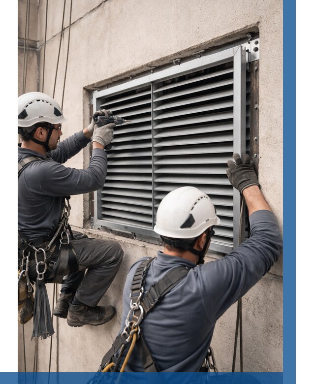 Монтаж вентиляционных решеток в Касимах от 4893 р. | ВЫСОТНИК-Ксм