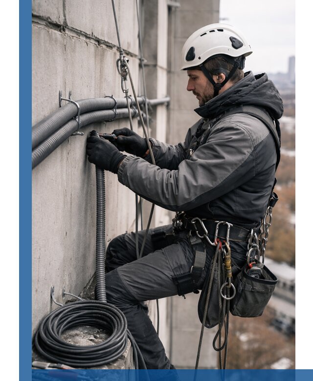 Профессиональный монтаж гофры для кабеля в Касимах с гарантией