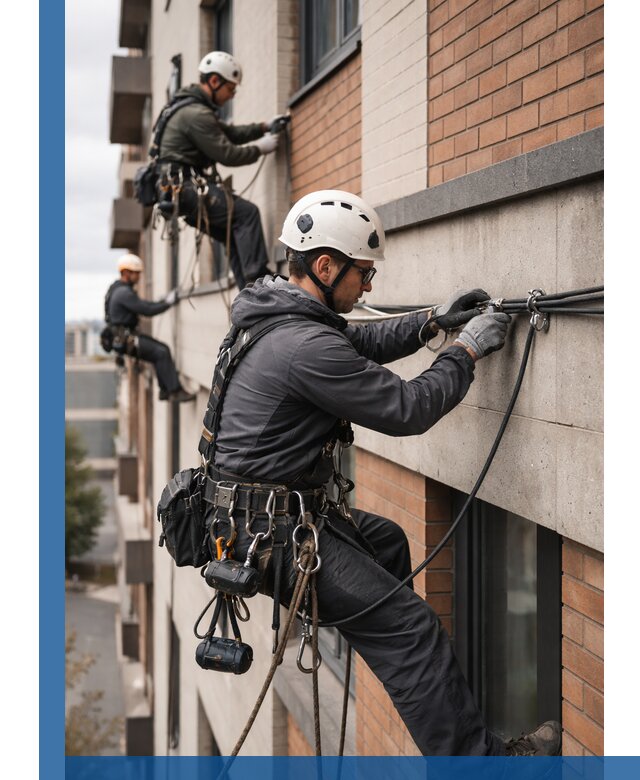 Крепление кабеля на фасаде монтаж и крепеж в Касимах