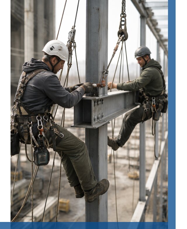 Монтаж металлоконструкций на высоте в Касимах от 3806 р. | ВЫСОТНИК-Ксм