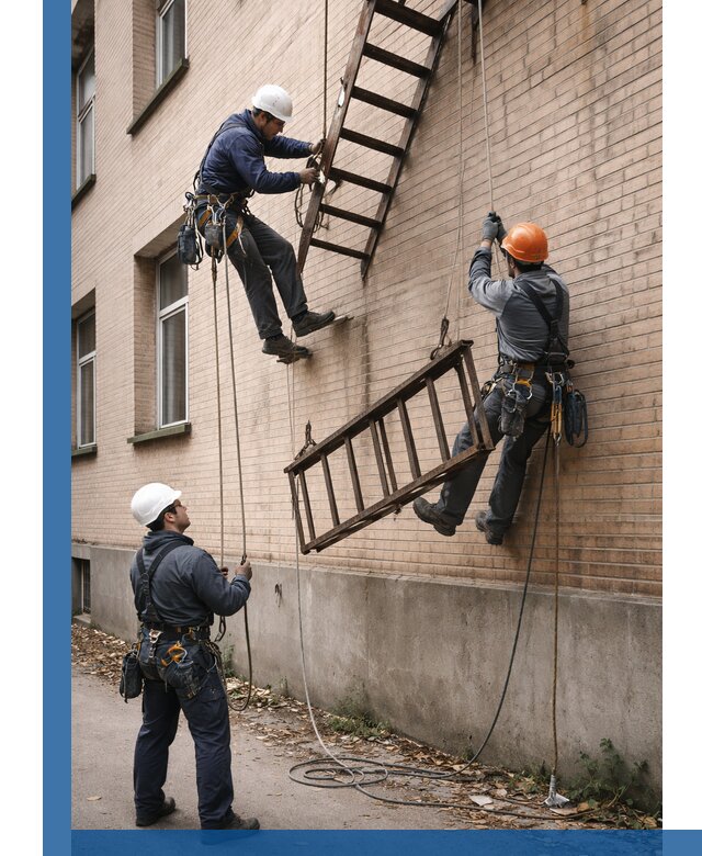 Демонтаж пожарной лестницы в Касимах быстро и безопасно