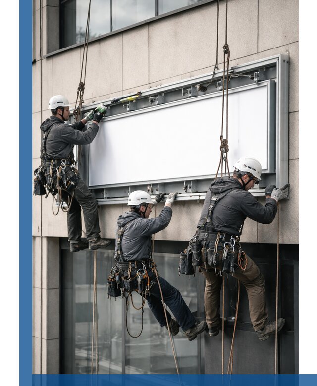 Профессиональный монтаж светового короба под ключ в Касимах