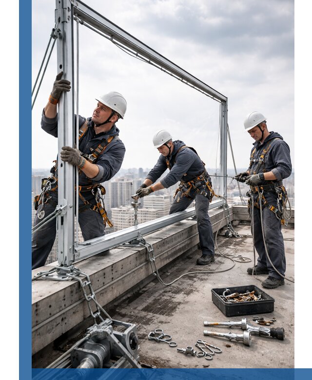 Монтаж крышных рекламных конструкций под ключ в Касимах