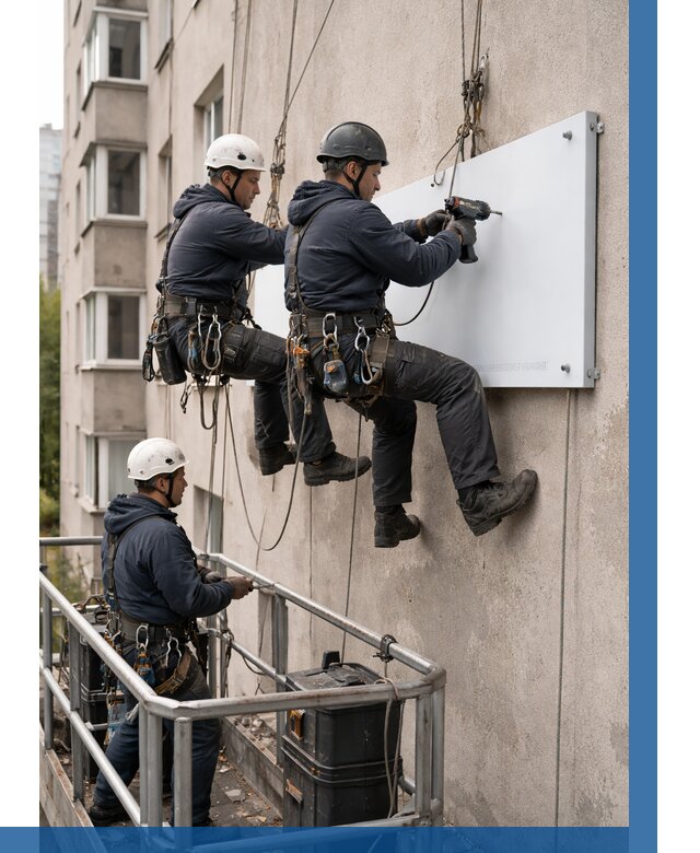 Монтаж табличек и указателей в Касимах от 3806 р. | ВЫСОТНИК-Ксм