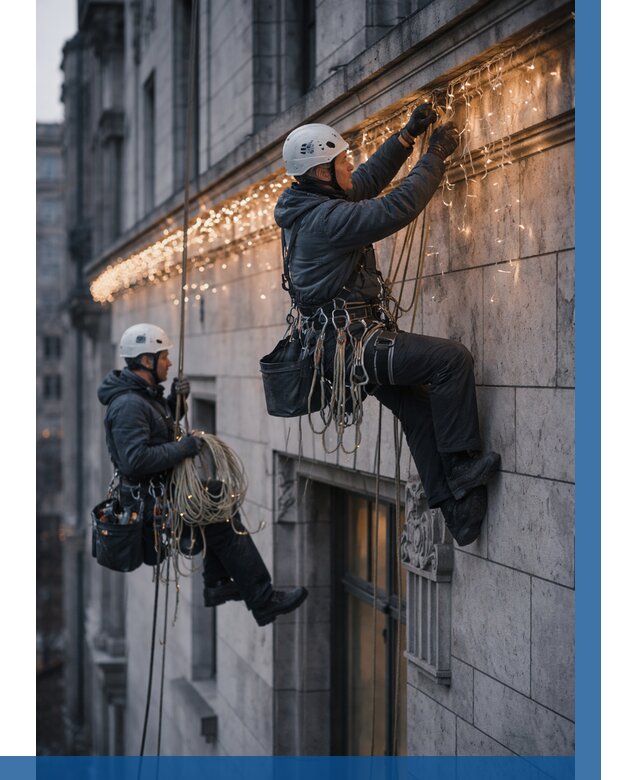 Монтаж новогодней иллюминации в Касимах от 9243 р. | ВЫСОТНИК-Ксм