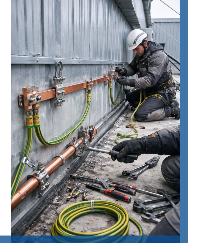 Монтаж заземления здания в Касимах от 27185 р. | ВЫСОТНИК-Ксм