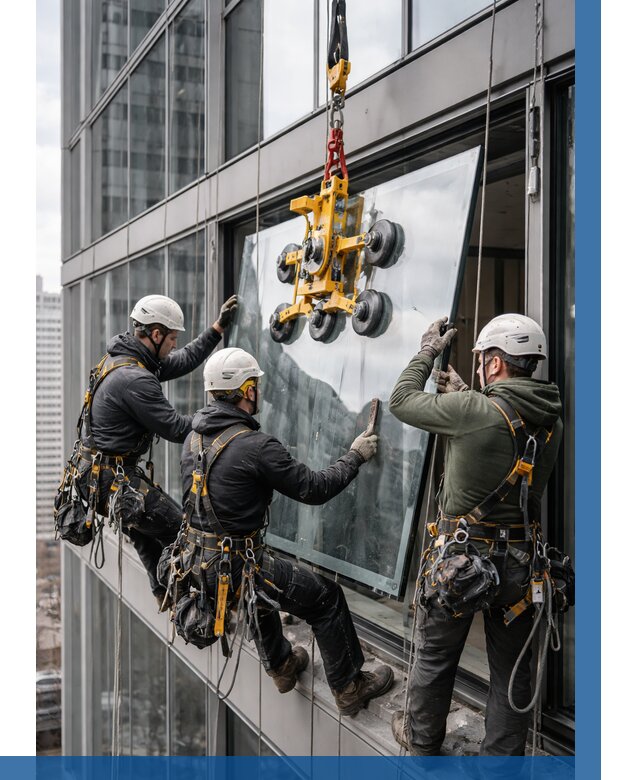 Фасадное остекление зданий под ключ в Касимах от 10874 р. | ВЫСОТНИК-Ксм