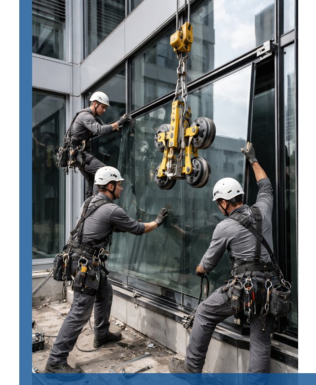 Структурное остекление фасадов в Касимах монтаж и обслуживание