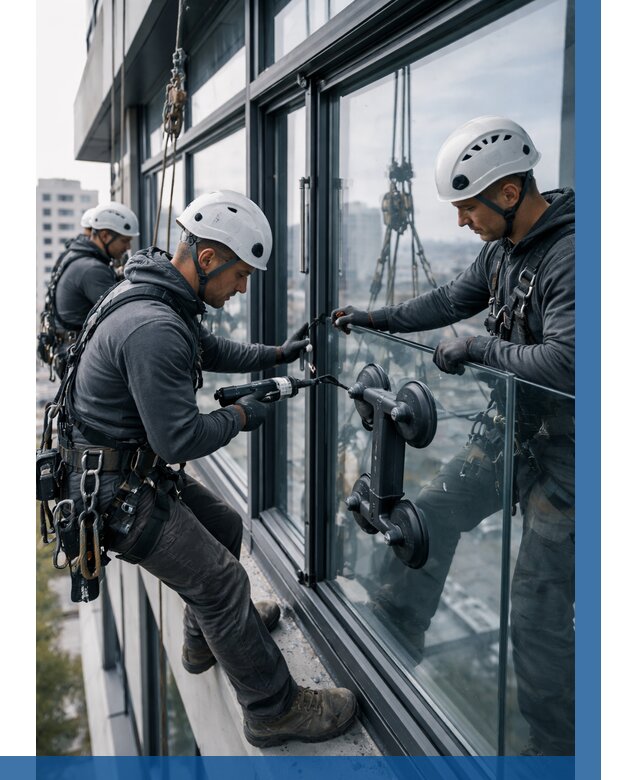 Витражное остекление зданий в Касимах от 3806 р. | ВЫСОТНИК-Ксм