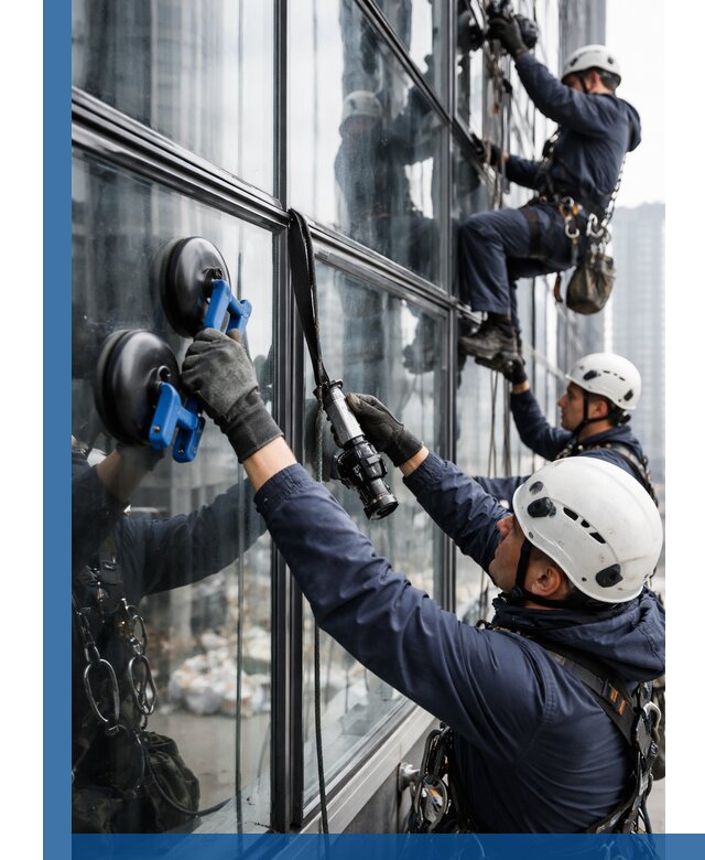 Радиусное остекление фасадов под ключ в Касимах с гарантиями