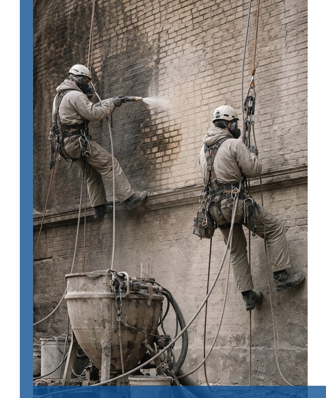 Пескоструйная очистка фасадов в Касимах профессионально