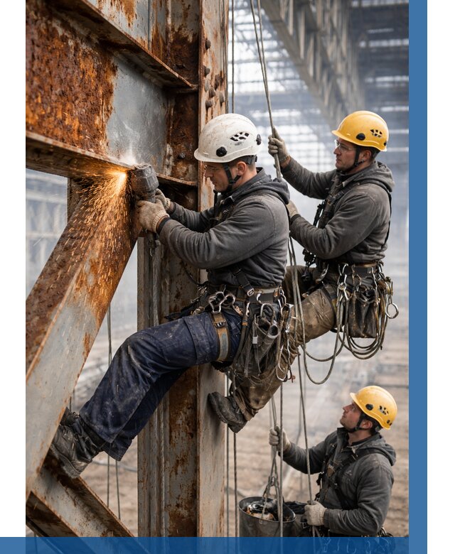 Зачистка металла от ржавчины в Касимах от 381 р. | ВЫСОТНИК-Ксм