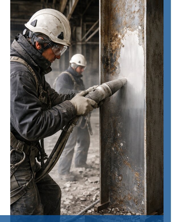 Удаление старой краски с металла в Касимах от 489 р. | ВЫСОТНИК-Ксм