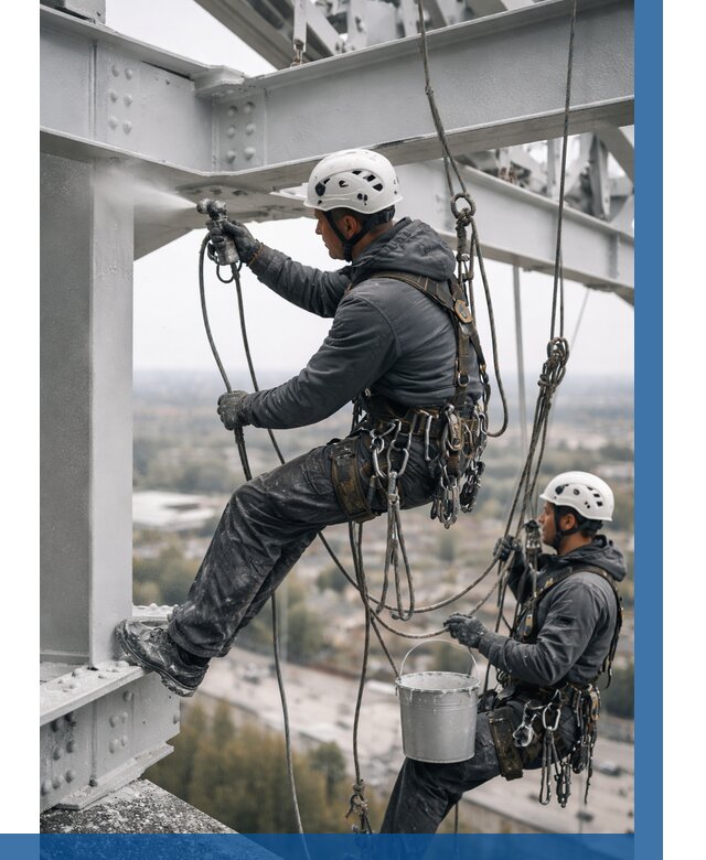 Покраска металлоконструкций на высоте в Касимах 381 р |ВЫСОТНИК-Ксм