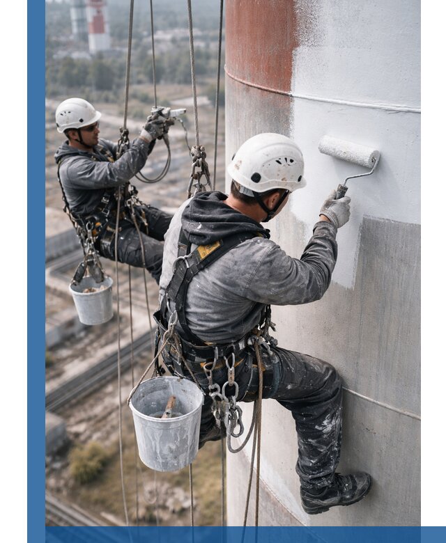 Покраска дымовых труб в Касимах: антикоррозийная защита и восстановление