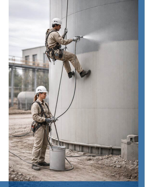 Покраска резервуаров в Касимах от 1305 р. | ВЫСОТНИК-Ксм — заказать