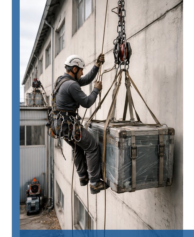 Подъем грузов на высоту в Касимах для промышленных объектов