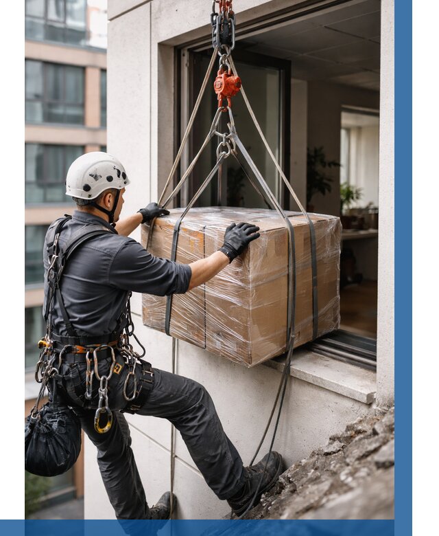 Подъем груза через окно в Касимах от 4893 р. | ВЫСОТНИК-Ксм