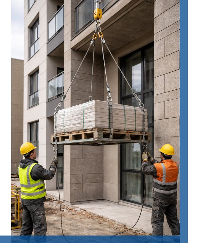 Подъем керамогранита на этаж в Касимах от 3806 р. | ВЫСОТНИК-Ксм