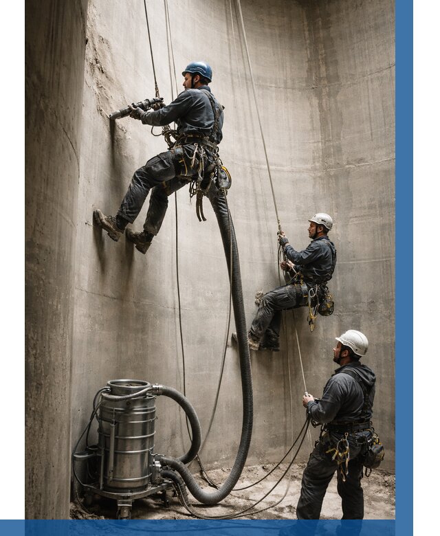 Зачистка силосов в Касимах от 4893 р. Договор и смета ВЫСОТНИК-Ксм