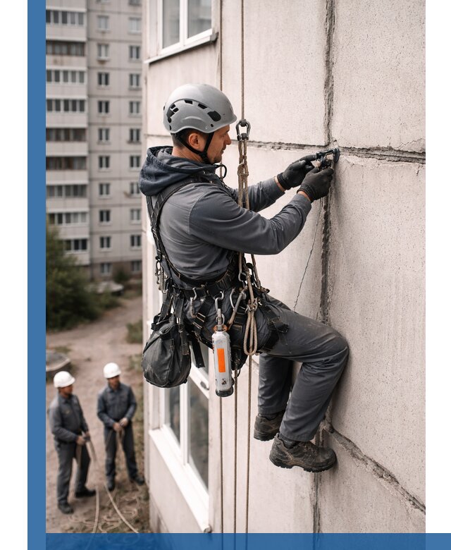 Обследование межпанельных швов и герметизация в Касимах