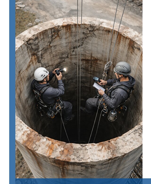 Обследование дымовой трубы: диагностика и оценка состояния в Касимах